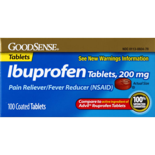 Good Sense Ibuprofen, 200 mg, Tablets