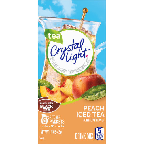 Crystal Light Drink Mix, Peach Iced Tea