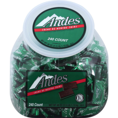 Andes Candy, Creme De Menthe, Thins