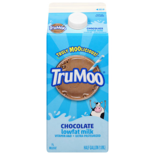 TruMoo Milk, Lowfat, 1% Milkfat, Chocolate