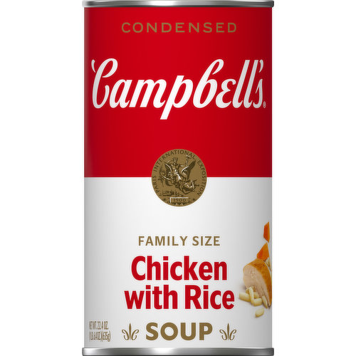 Campbell's Condensed Soup, Chicken with Rice, Family Size