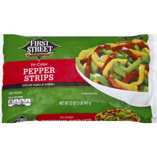 First Street Pepper Strips, Tri-Color