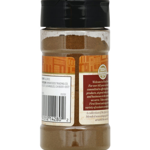 First Street Allspice, Ground