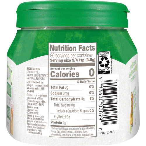 Truvia Sweetener, Calorie-Free, Stevia Leaf