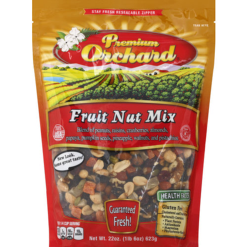 Premium Orchard Nut Mix, Fruit