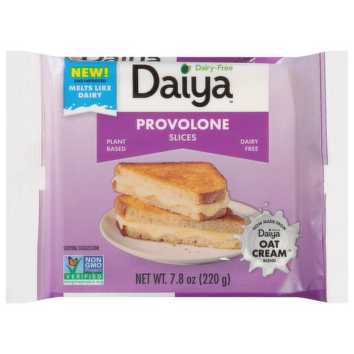 Daiya Cheese Slices, Dairy-Free, Provolone
