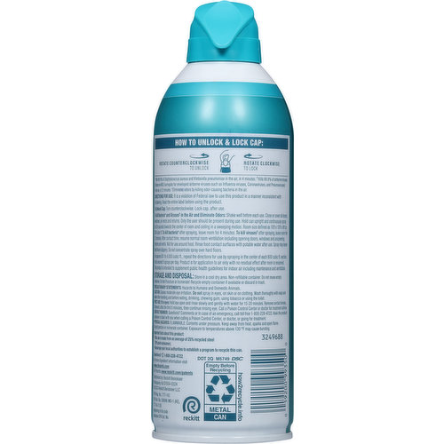 Lysol Air Sanitizer, Simple Fresh Scen