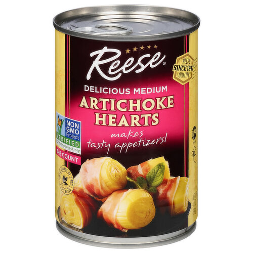 Reese Artichoke Hearts, Delicious, Medium