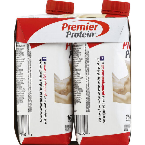 Premier Protein High Protein Shake, Strawberries & Cream, 4 Pack