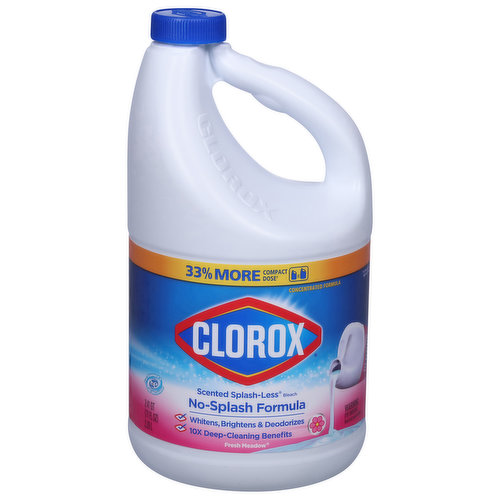 Clorox Bleach, Scented Splash-Less, Fresh Meadow