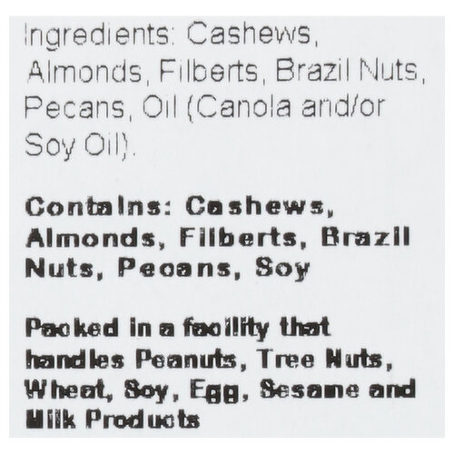 First Street Roasted No Salt Deluxe Mixed Nuts