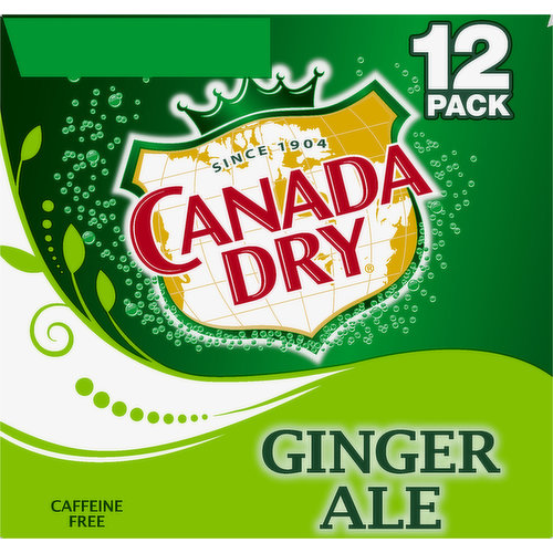 Canada dry flavored ginger ale