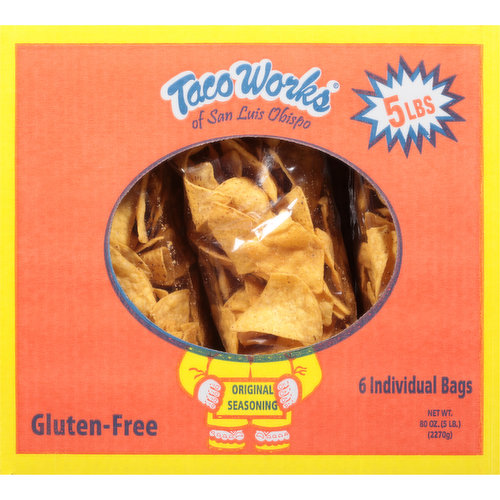 Taco Works Tortilla Chips, Gluten-Free, Original Seasoning
