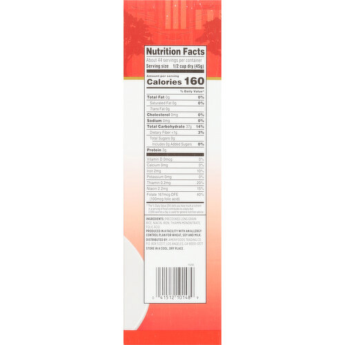 First Street White Rice, Enriched, Instant