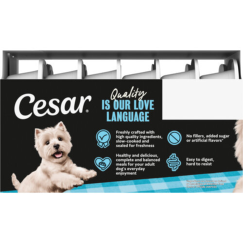 Cesar Slow Cooked Chicken & Vegetables Dinner/Beef Stew Canine Cuisine