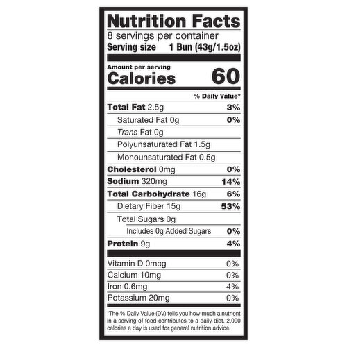 Nature's Own Keto Soft White Hot Dog Buns