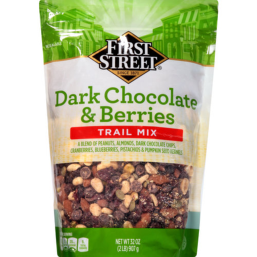 First Street Trail Mix, Dark Chocolate & Berries