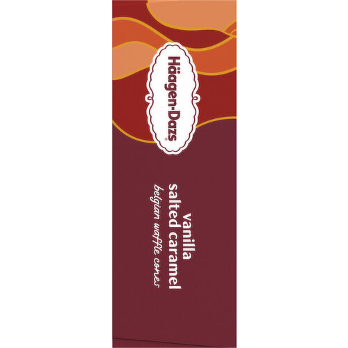 Haagen-Dazs Belgian Waffle Cones, Vanilla Salted Caramel