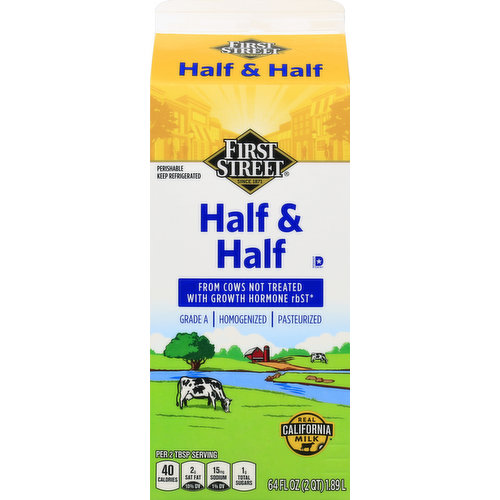 First Street Half & Half