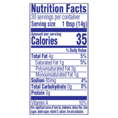 I Can't Believe It's Not Butter! The Light One Vegetable Oil Spread