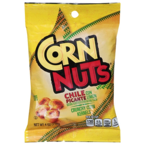 Corn Nuts Corn Kernels, Chile Picante Con Limon, Crunchy