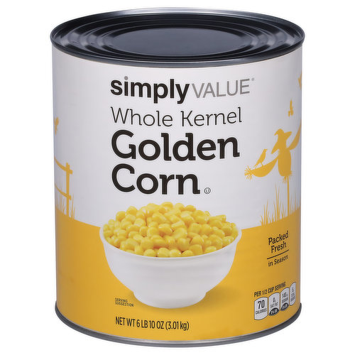 Simply Value Golden Corn, Whole Kernel