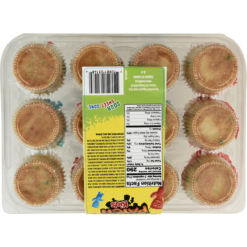 Sour Patch Kids Cupcakes, Mini