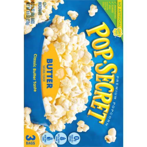 Pop-Secret Popcorn, Premium, Butter - Smart & Final