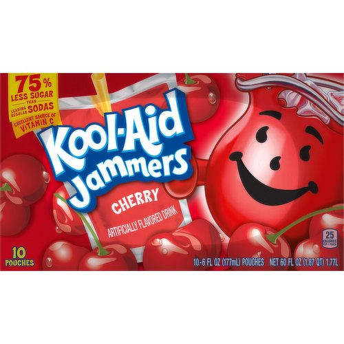 Kool-Aid Jammers, Tropical Punch/Grape/Cherry, 30 Pouch Variety Pack