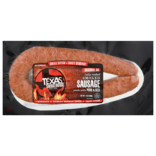 Texas Smokehouse Smoked Sausage, Original 59