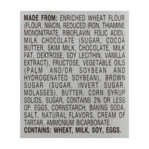 Pepperidge Farm Cookies, Milk Chocolate, Soft Baked