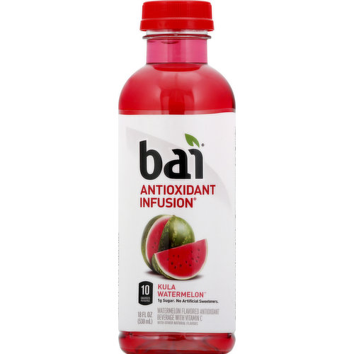 Bai Antioxidant Beverage, Antioxidant Infusion, Kula Watermelon