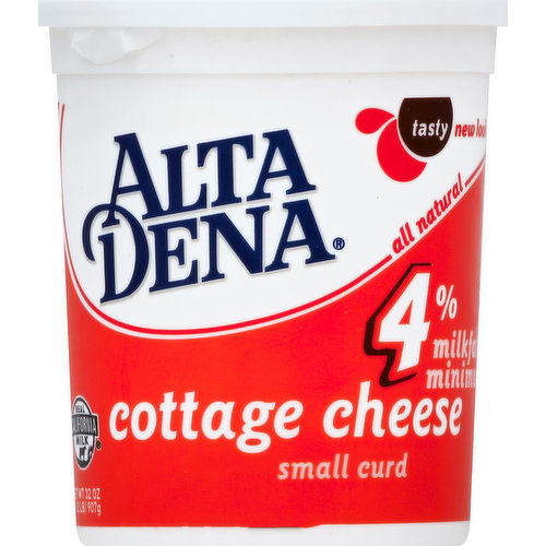 Alta Dena Cottage Cheese, Small Curd, 4% Milkfat Minimum