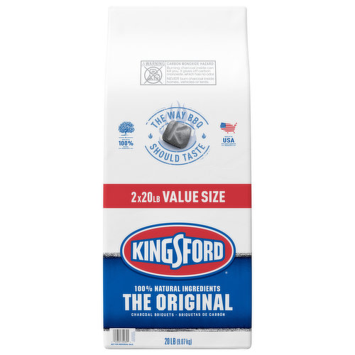 Kingsford Charcoal Briquets, The Original, Value Size