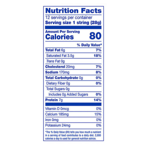 Galbani Part Skim Low Moisture Mozzarella String Cheese