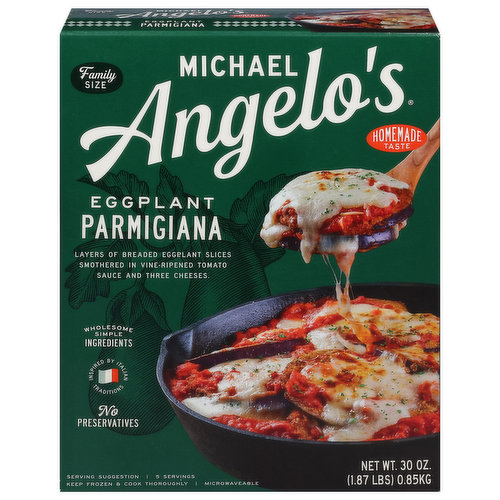 Michael Angelo's Eggplant Parmigiana, Family Size