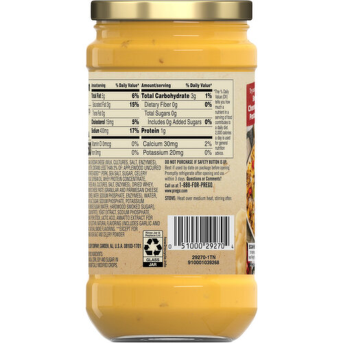 Prego Cheese Sauce, Cheesy Bacon