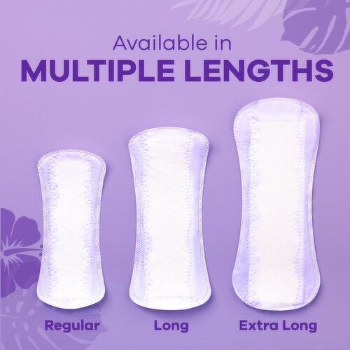 Always Daily Extra Protect Liners, Extra Long Length, Unscented Panty Liners