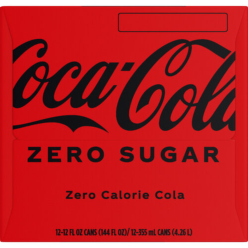 Coca-Cola Zero Sugar  Soda Soft Drink Fridge Pack