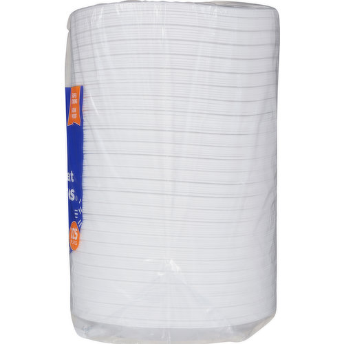 First Street Foam Plates, 3 Compartment, Heavy Duty