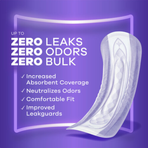 Always Discreet Pads, Moderate Absorbency, Regular Length