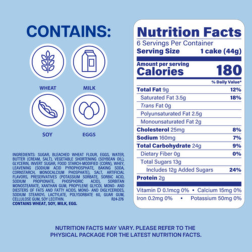 Entenmann's Butter Mini Pound Cakes, 6 packs, 9.25 oz