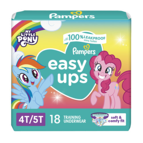 Pampers EASYUP 4T5T JUMBO GIRL 3/18