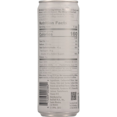 Red Bull Sugarfree Cherry Sakura Energy Drink