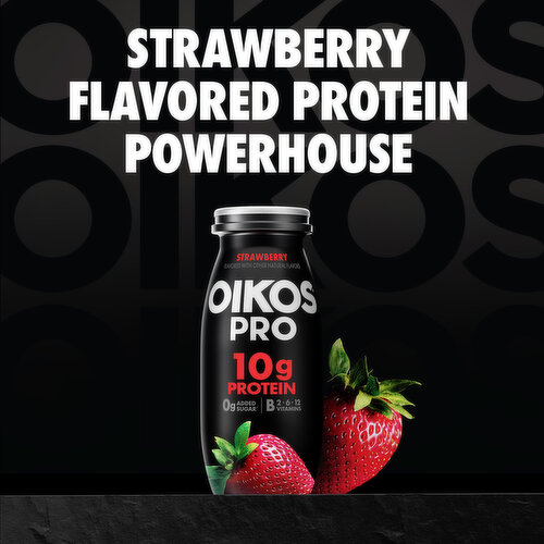 Oikos Pro Strawberry Dairy Drink