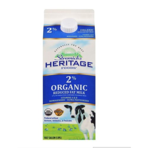 Heritage Organic 2% Milk
