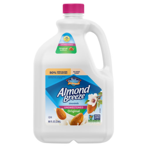 Blue Diamond Almondmilk, Original, Unsweetened