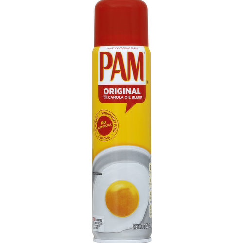 Pam Cooking Spray, No-Stick, Original