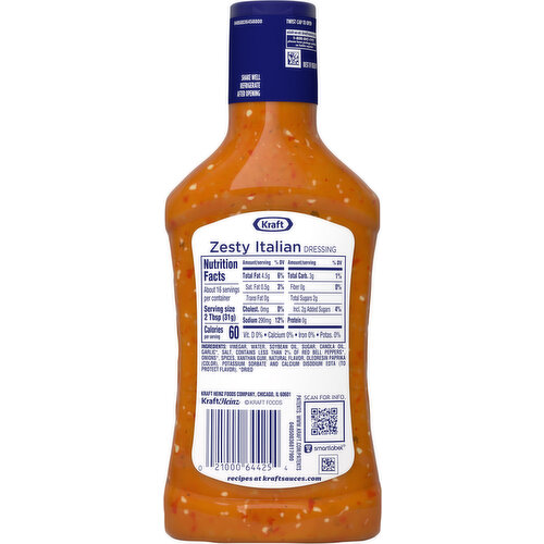 Kraft Zesty Italian Dressing
