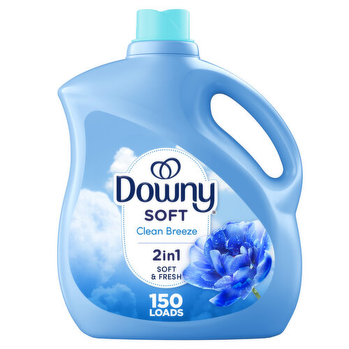 Downy Fabric Softener Liquid, Clean Breeze Scent, 111 fl oz